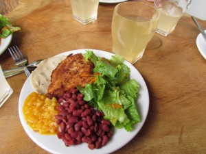 Casado-a typical Costa Rican plate on Spanish Immersion