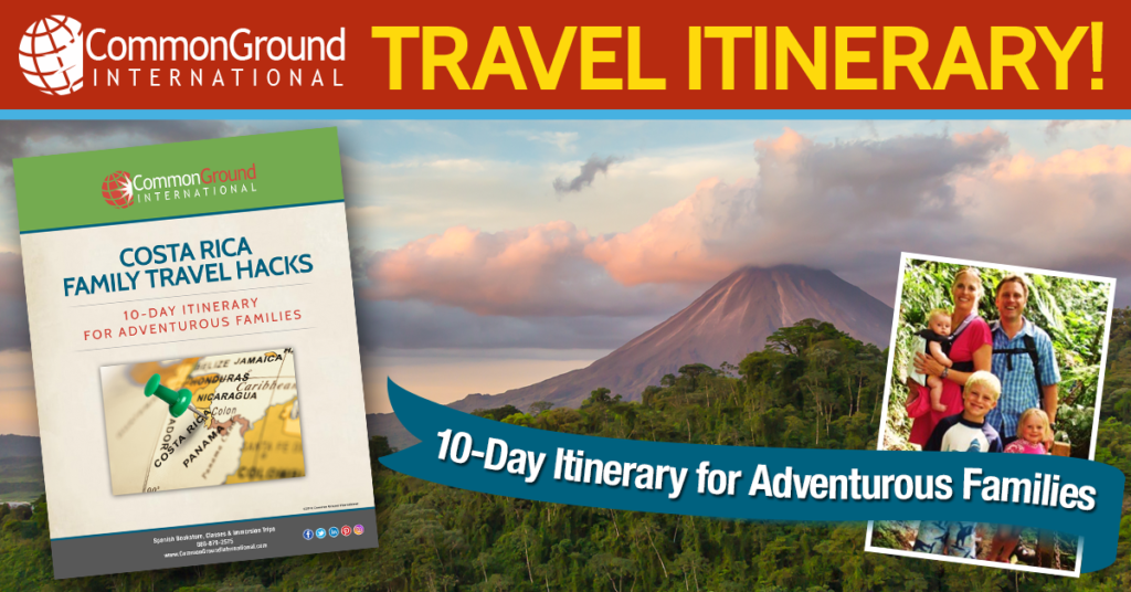 Costa Rica Vacation 10 day adventure itinerary