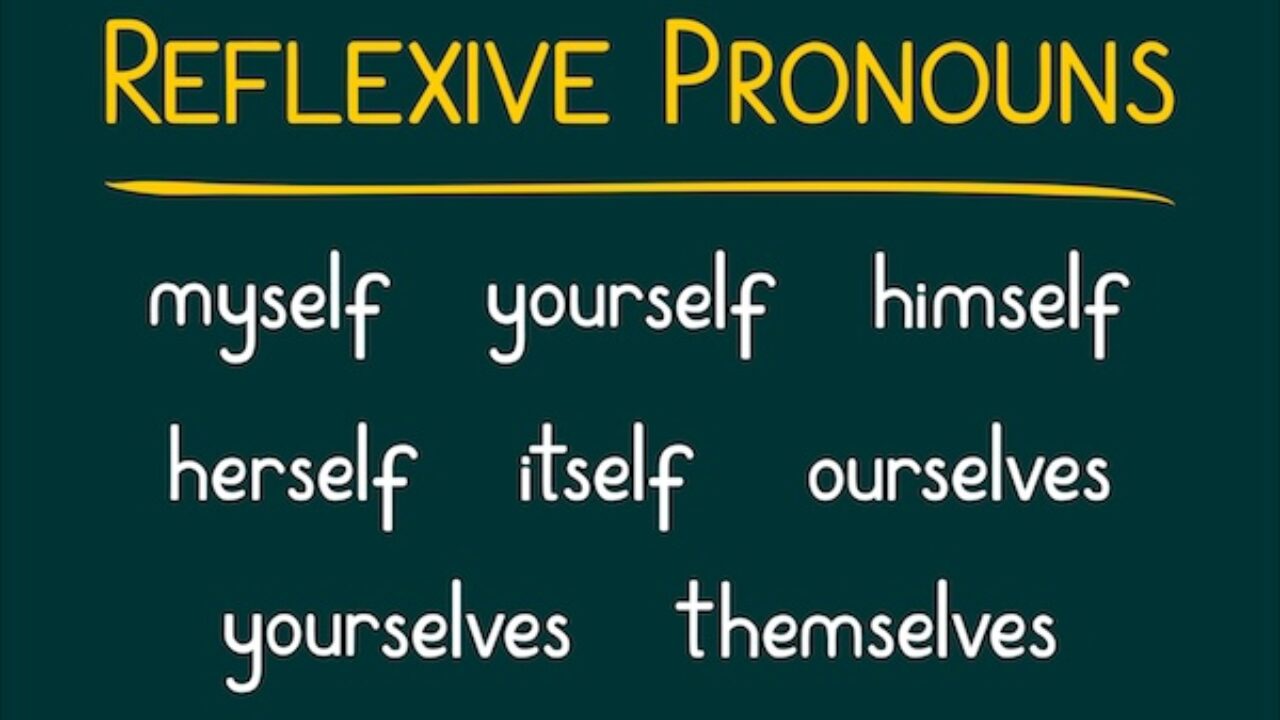 reflexive pronouns chart spanish