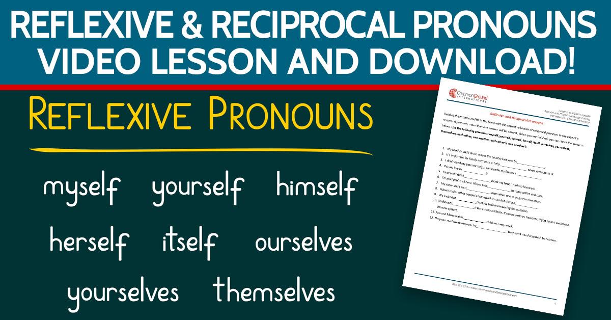 Reflexive-and-Reciprocal-Pronouns–in-English