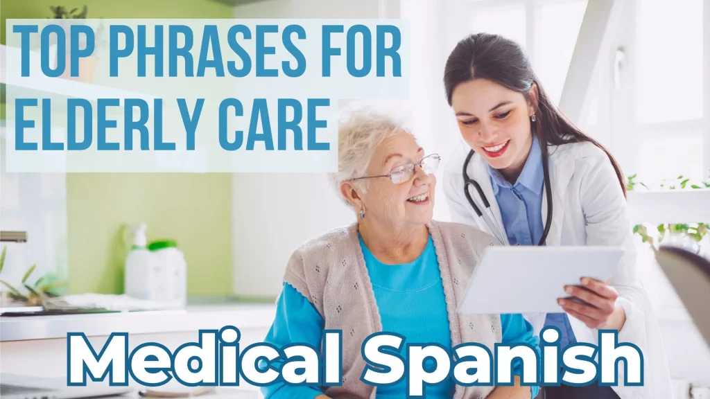 Geriatric patient and doctor